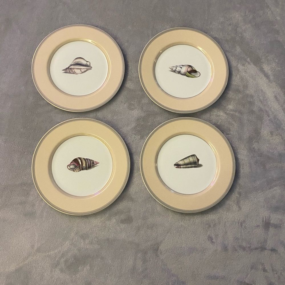 Fitz and Floyd “ Coquillier” plates set (4)